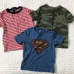 Boys T-shirt bundle, short sleeve tees, 3T